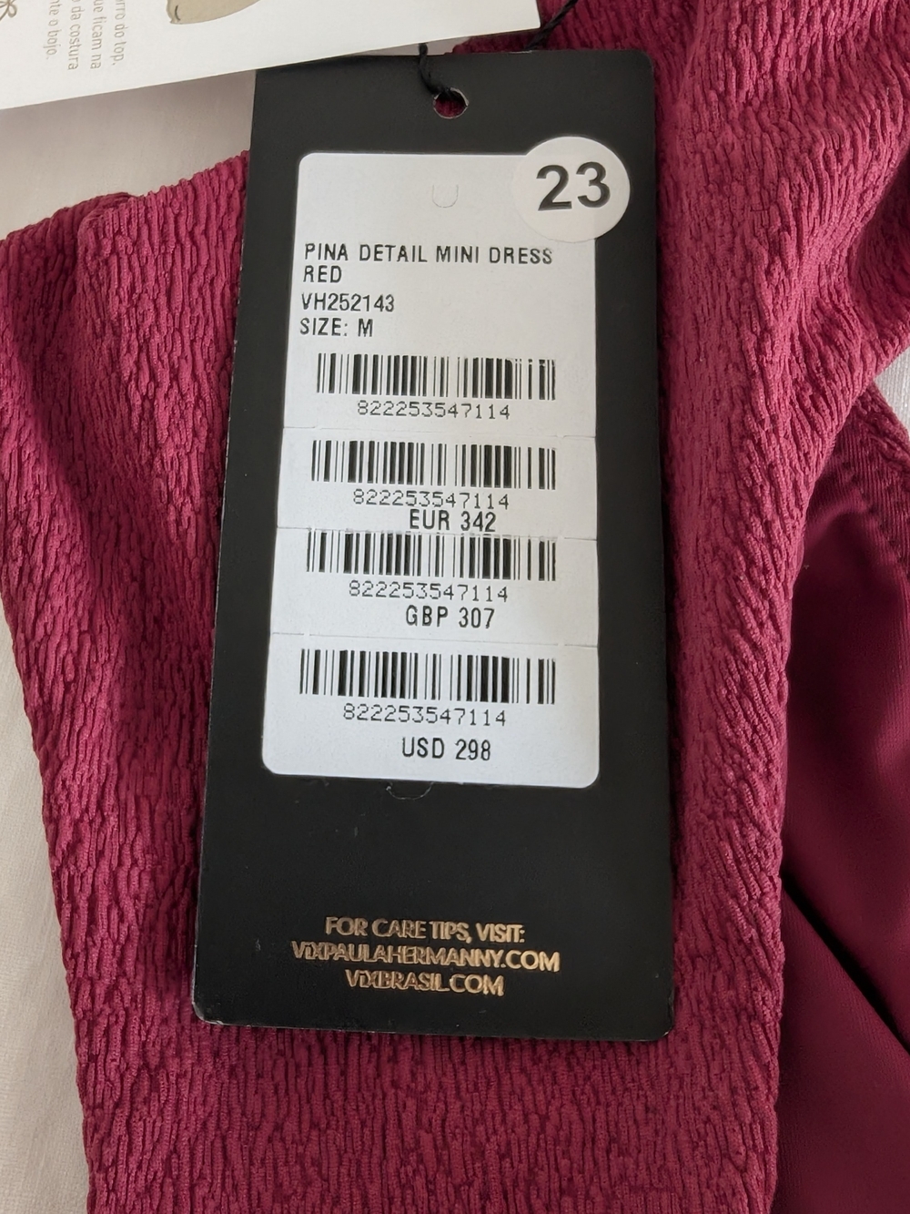 Vix Firenze Pina Mini Dress - M - Picture 10 of 10